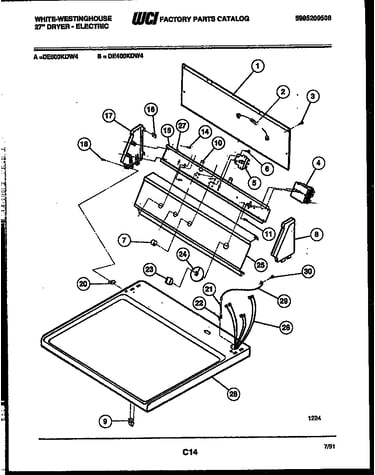 Console and control parts