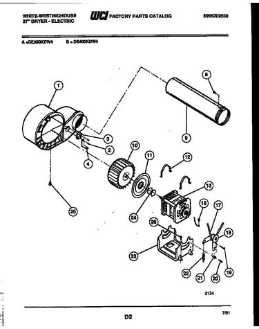 Blower and drive parts