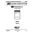 White-Westinghouse DE640KDW4 null diagram