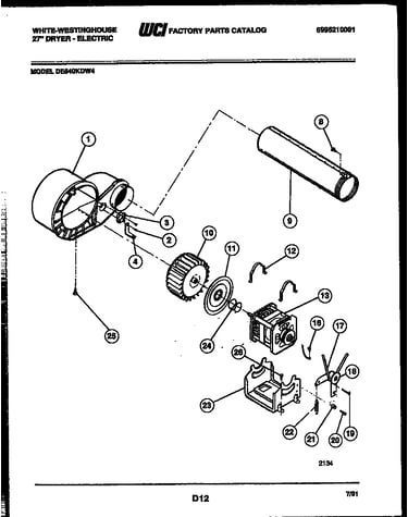 Blower and drive parts