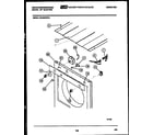 White-Westinghouse DE150KDW3 door and installation parts diagram
