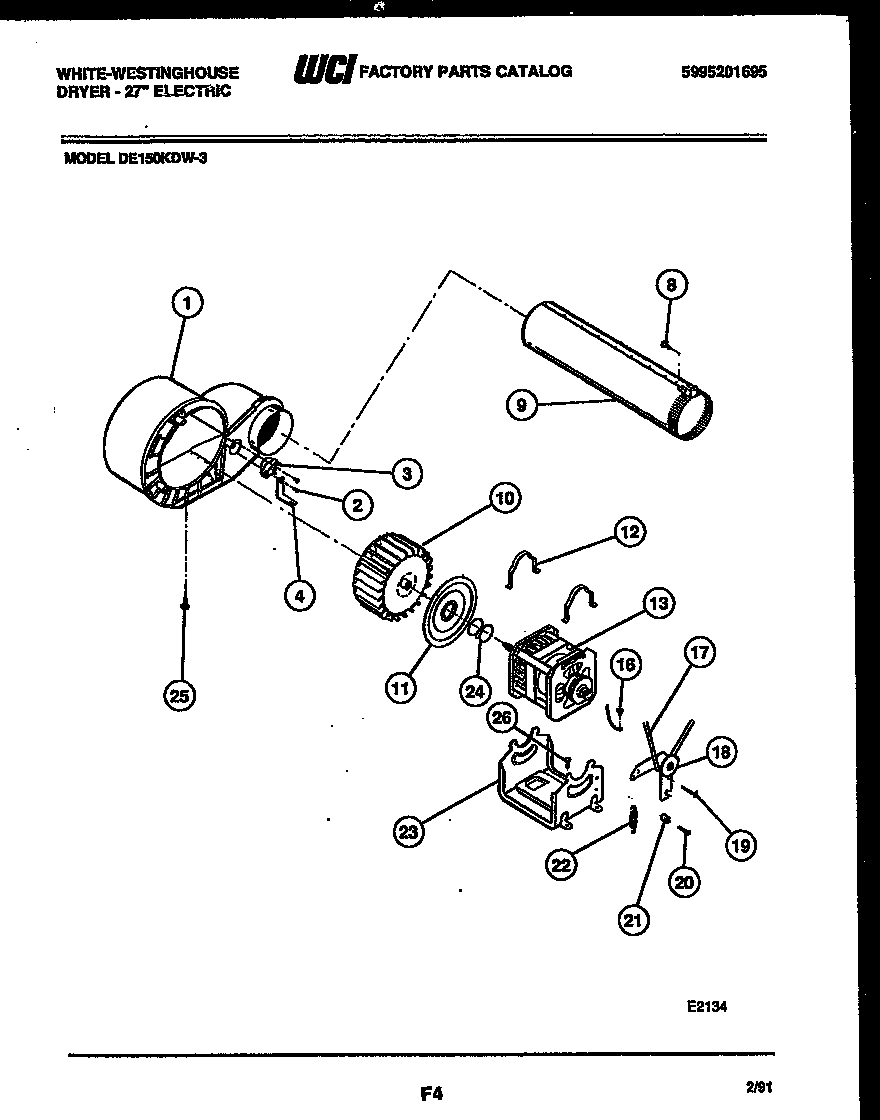 BLOWER AND DRIVE PARTS