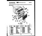 White-Westinghouse AS147P1A1 cabinet parts diagram