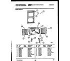 White-Westinghouse AS147P1A1 cabinet and installation parts diagram