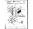 White-Westinghouse RT163NLWD system and automatic defrost parts diagram