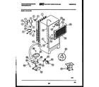 White-Westinghouse RT216JCV5 system and automatic defrost parts diagram