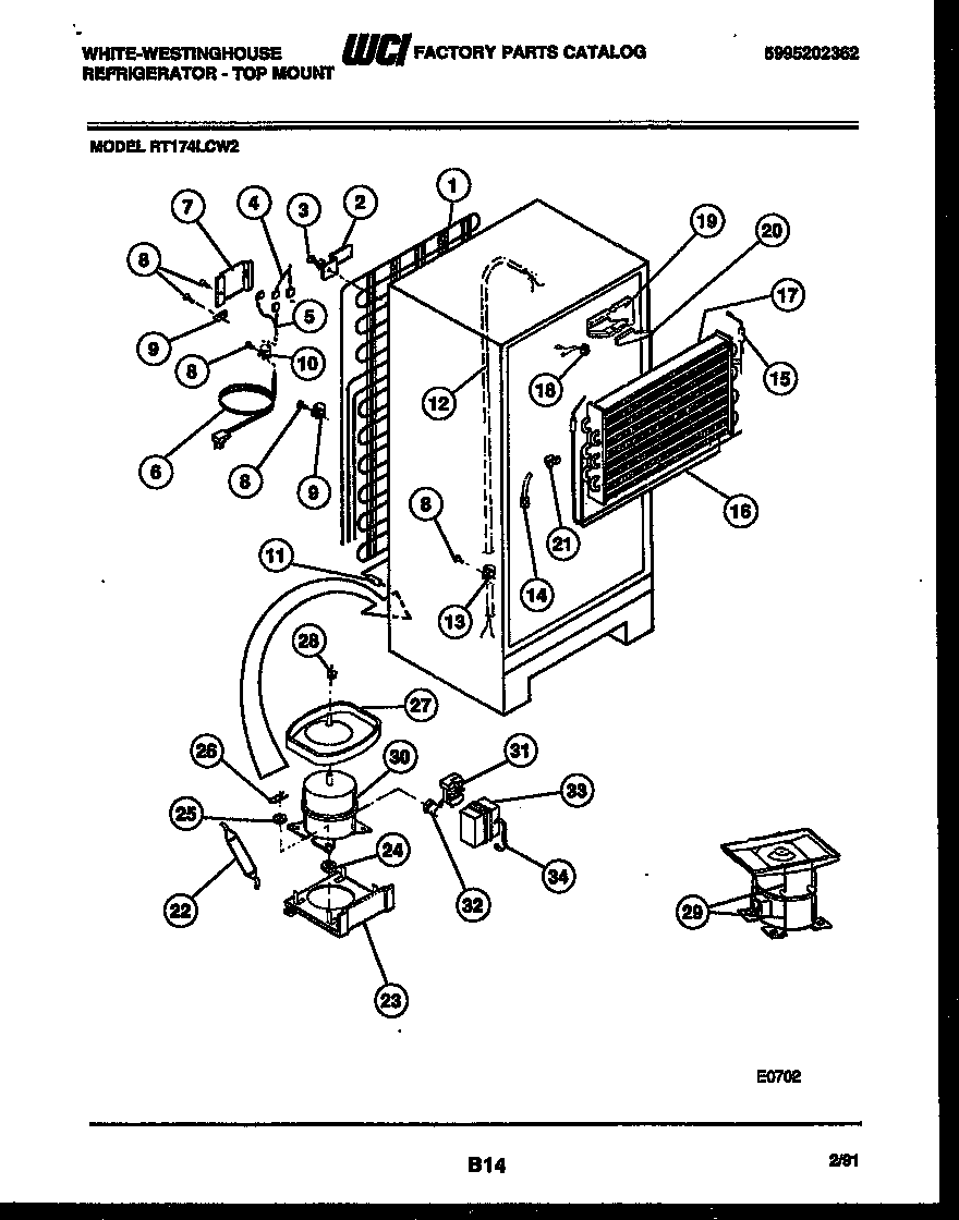 SYSTEM AND AUTOMATIC DEFROST PARTS