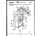White-Westinghouse RT193MCW1 cabinet parts diagram