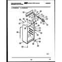 White-Westinghouse RTG163GCF3C cabinet parts diagram