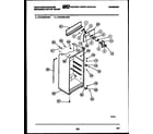 White-Westinghouse RTG163GLW3C cabinet parts diagram