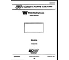 White-Westinghouse FC206LTW2 chest freezer parts diagram
