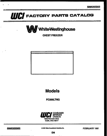 Chest freezer parts