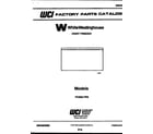White-Westinghouse FC206LTW3  diagram