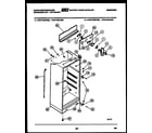 White-Westinghouse RTG174GLW3C cabinet parts diagram