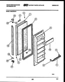 Freezer door parts