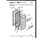 White-Westinghouse RS227MCH1 refrigerator door parts diagram