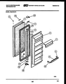 Refrigerator door parts