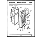 White-Westinghouse RT194LCH2 door parts diagram