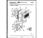 White-Westinghouse RT194LCD2 system and automatic defrost parts diagram