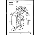 White-Westinghouse RT197MCW1 cabinet parts diagram