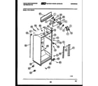 White-Westinghouse PRT217MCD1 cabinet parts diagram