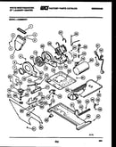 Motor, blower and cabinet parts