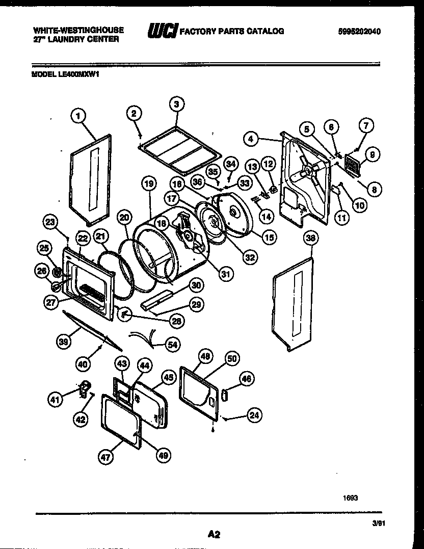 CABINET AND COMPONENT PARTS