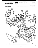 Motor, blower and cabinet parts