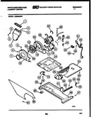 Motor, blower and cabinet parts