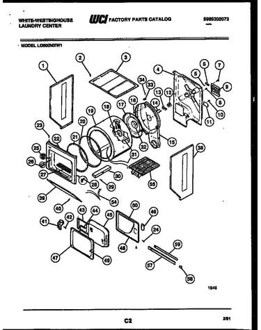 Cabinet and component parts