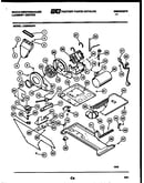 Motor, blower and cabinet parts