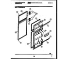White-Westinghouse RT181MLW0 door parts diagram