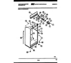 White-Westinghouse RT181MLW0 cabinet parts diagram
