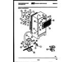 White-Westinghouse RT181MLW0 system and automatic defrost parts diagram