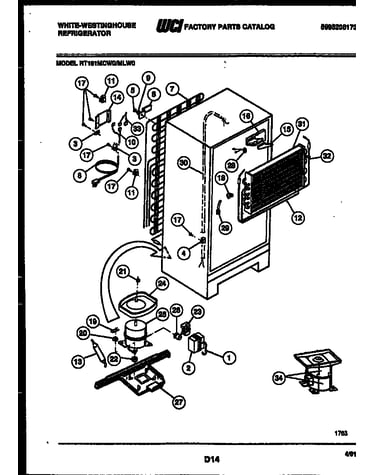 System and automatic defrost parts