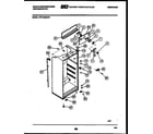 White-Westinghouse PRT154MCW1 cabinet parts diagram