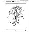 White-Westinghouse PRT154MCH1 cabinet parts diagram