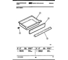 White-Westinghouse KS860NKW1 drawer parts diagram