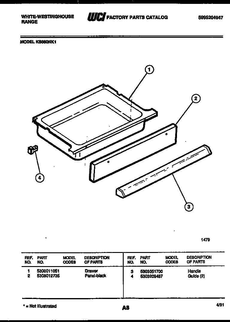 Drawer parts