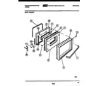 White-Westinghouse KS540NKW1 door parts diagram