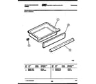 White-Westinghouse KS540NKW1 drawer parts diagram