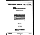 White-Westinghouse MAC063P7A1 front cover diagram