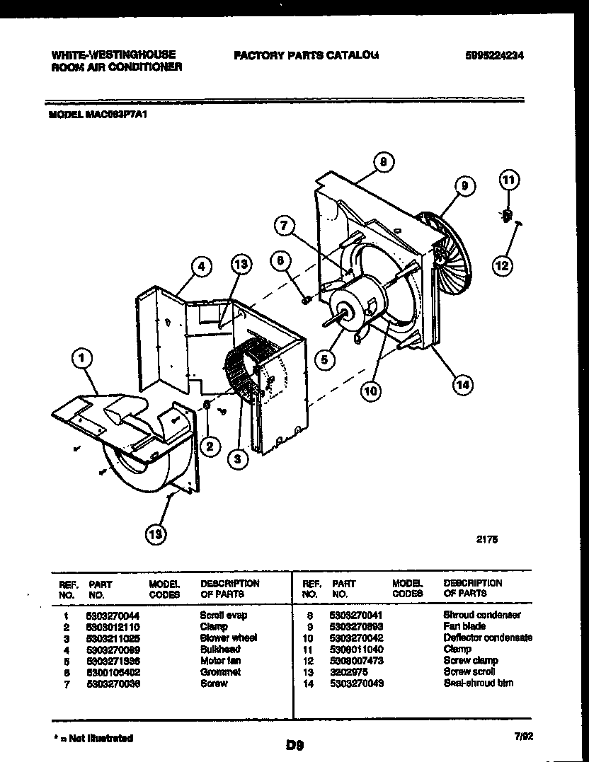 Air handling parts