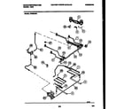 White-Westinghouse GF950ND3 burner, manifold and gas control diagram