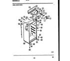 White-Westinghouse GTN175HH1 cabinet parts diagram
