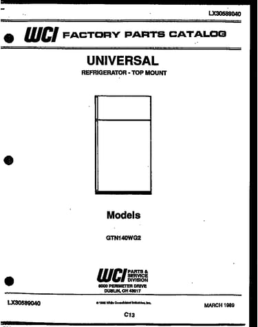 Cover page