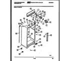 White-Westinghouse RT216MCD3 cabinet parts diagram