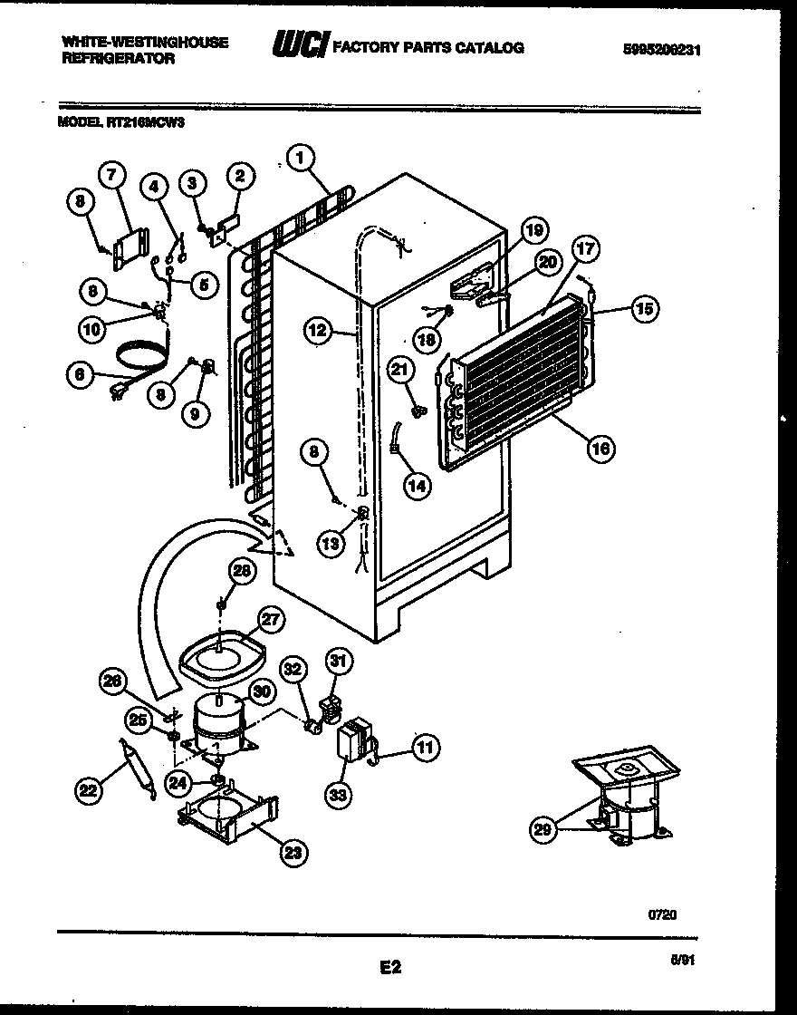 SYSTEM AND AUTOMATIC DEFROST PARTS