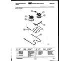 White-Westinghouse KF480ND2 broiler parts diagram