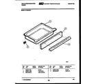 White-Westinghouse KF480NW2 drawer parts diagram